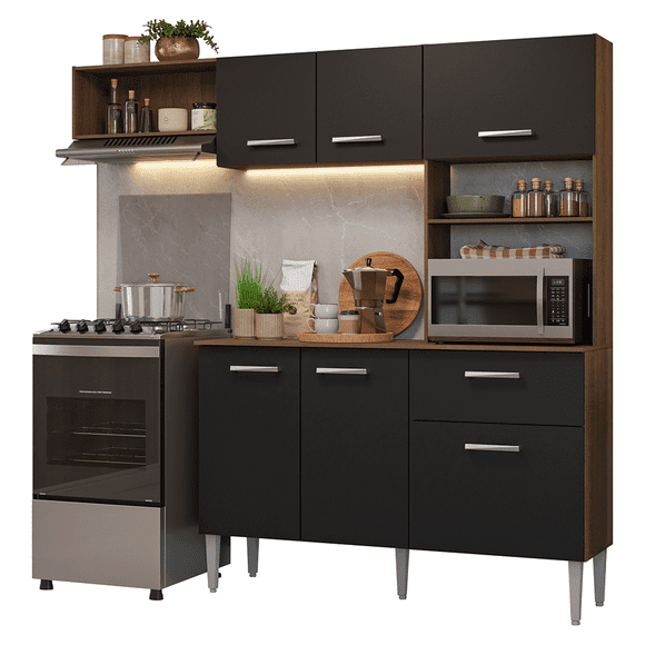 Cocina Integral Completa Modular Madesa Aura 196cm MN 01
