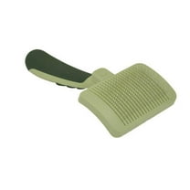 Coastal Pet Safari Dog Self-Cleaning Slicker Brush - Dog Deshedding Brush - Prevents Mats and Tangled Hair - For Dogs with Short or Long Hair - Small - 7" x 3.6"