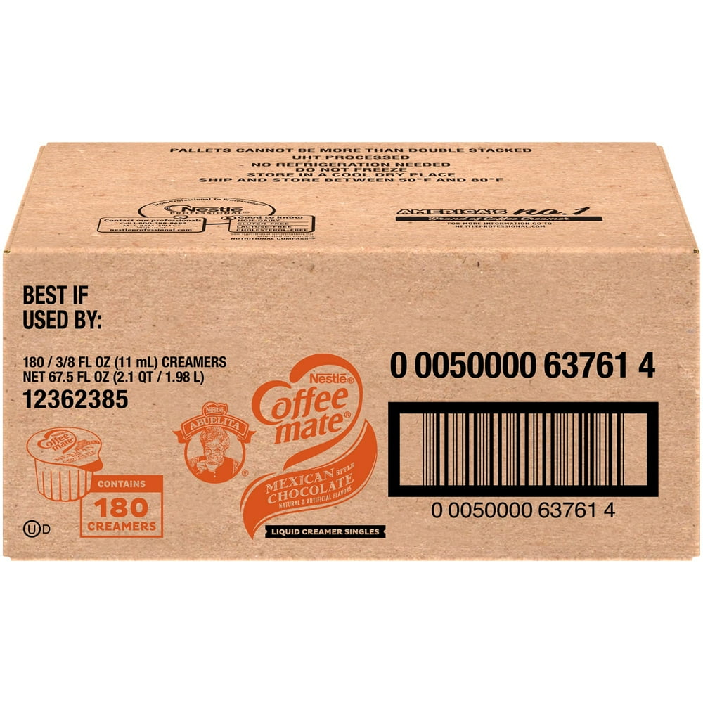 Coffee Mate Abuelita Mexican Style Coffee Creamer Singles, Gluten Free