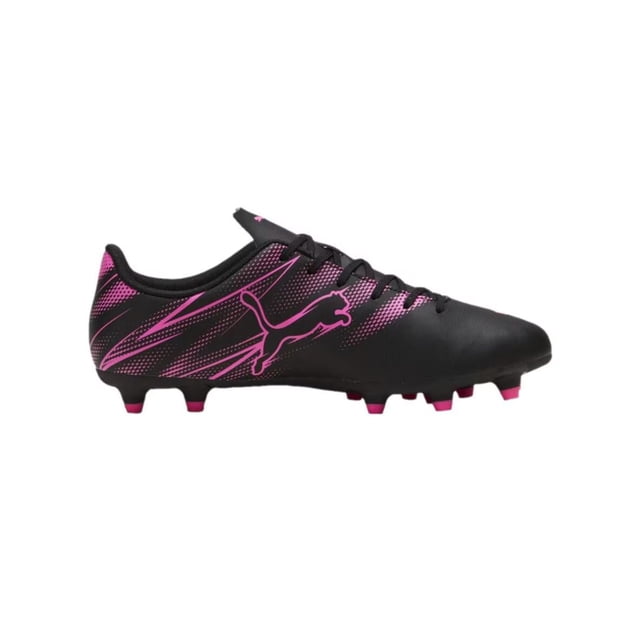 Tenis Puma Attacanto FG/AG Tacos Fútbol Negro Rosa Ligeros