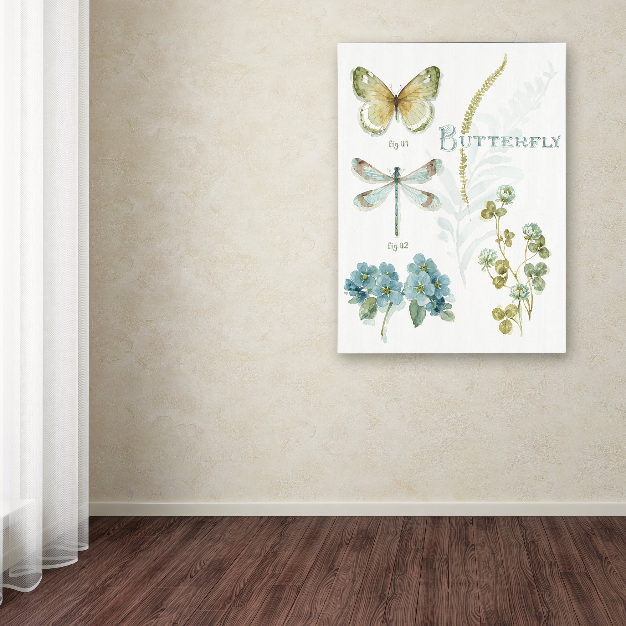 Trademark Fine Art "My Greenhouse Botanical I" Canvas Art by Lisa Audit