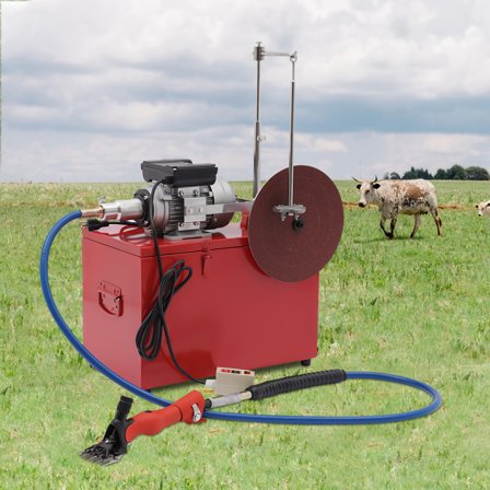 ToppiJoy Commercial Electric Shearing Machine Clipper Shears for Sheep Goats Farm, Rotate Electric Wool Shearing Machine 2800rpm