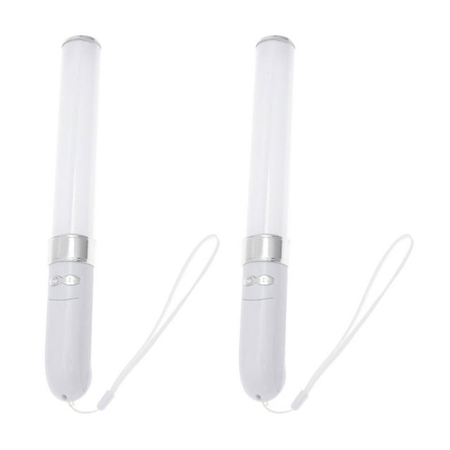 2 Pcs Bâtons Lumineux Portatifs Bâtons à DEL Réutilisables Bâtons Lumineux Accessoires Fournitures pour Fans de Musique