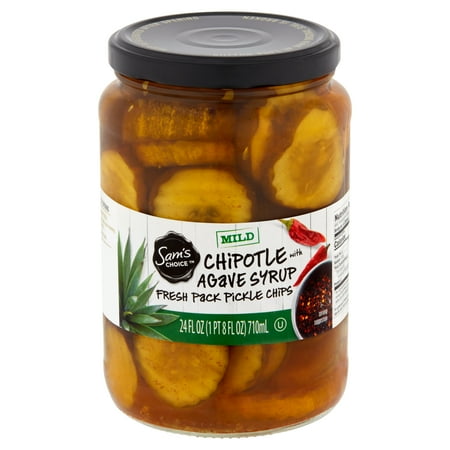 Wal-Mart Stores, Inc. SAM'S CHOICE, CHIPOTLE WITH AGAVE SYRUP PICKLE CHIPS, MILD, MILD