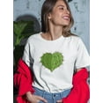 thumbnail image 2 of Cactus Heart T-Shirt Women -Engin Selcuk Designs, Female Large, 2 of 4