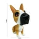 thumbnail image 3 of Adorno de salpicadero de cabeza de resina - Decoración de coche perro cachorro con primavera • 4,29" de altura • Caqui, café, marrón, negro, blanco, 3 of 8
