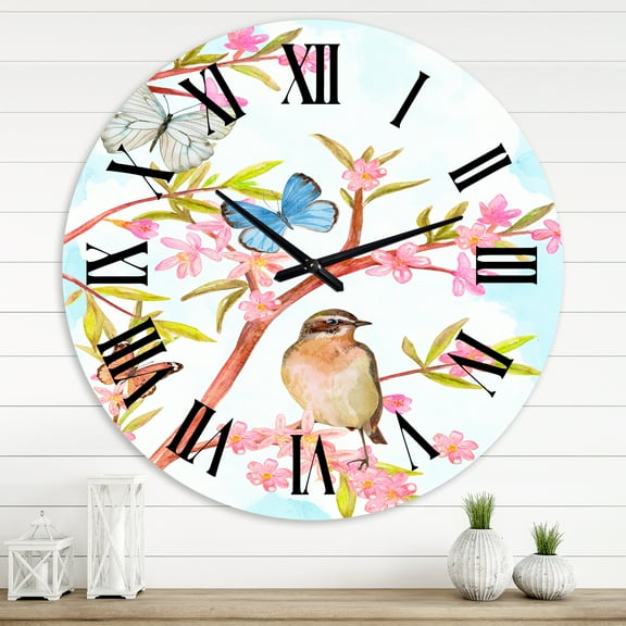 Designart 1 in Quartz Traditional Wall Clock