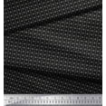 thumbnail image 2 of Soimoi Black Poly Georgette Fabric Geometrical Star Geometric Fabric Prints By Yard 52 Inch Wide, 2 of 5