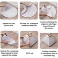 thumbnail image 7 of Foldable Waterproof Picnic Blanket with Carry Handle,2-in-1 Tote Beach Picnic Blanket & Insulated Cooler Bag,Sandproof Portable Rug,Hick Padded Outdoor Mat for Beach, Camping, Travel (M(11.4 * 11.4)), 7 of 7
