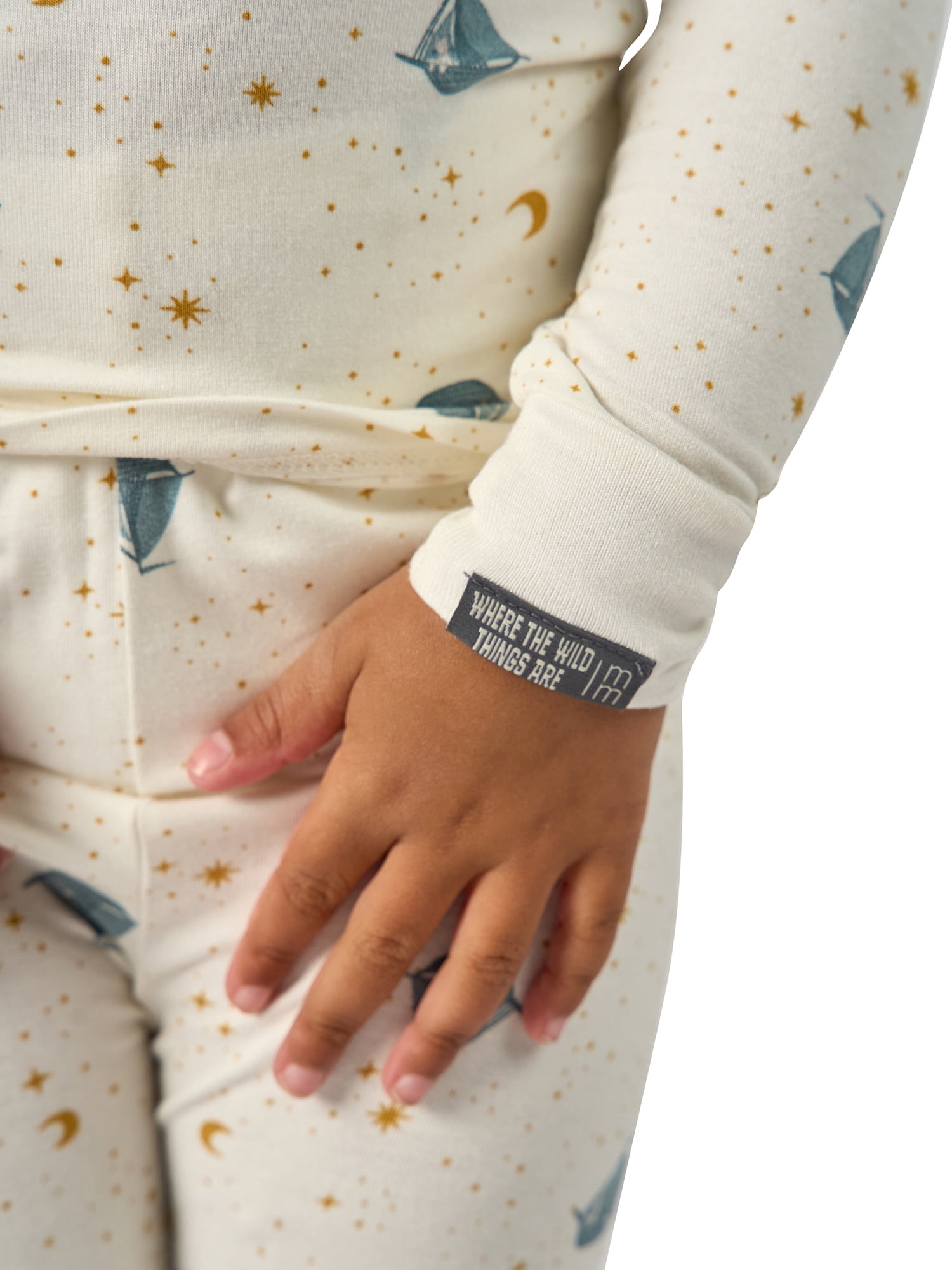 Modern Moments x Where the Wild Things Are Toddler Neutral Pajama Set, 2-Piece, Sizes 12M-5T
