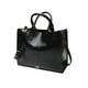 thumbnail image 2 of Bolso  De Hombro Con Asa Superior Cuero Pu De Bolsas De Mujer Color Negro, 2 of 4
