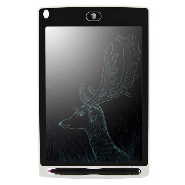 Tablero gráfico LCD Childen Dibujo digital Bloc de notas para tableta Bloc de notas 5 colores 8.5 pulgadas Vogacara DZ6087-03B