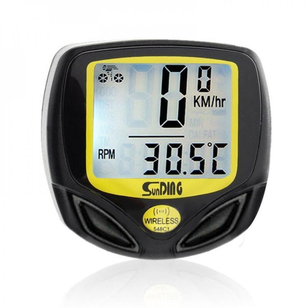 Details about   Waterproof Wireless LCD Digital Cycle Bike Bicycle Speedometer Odometer MPH KMH