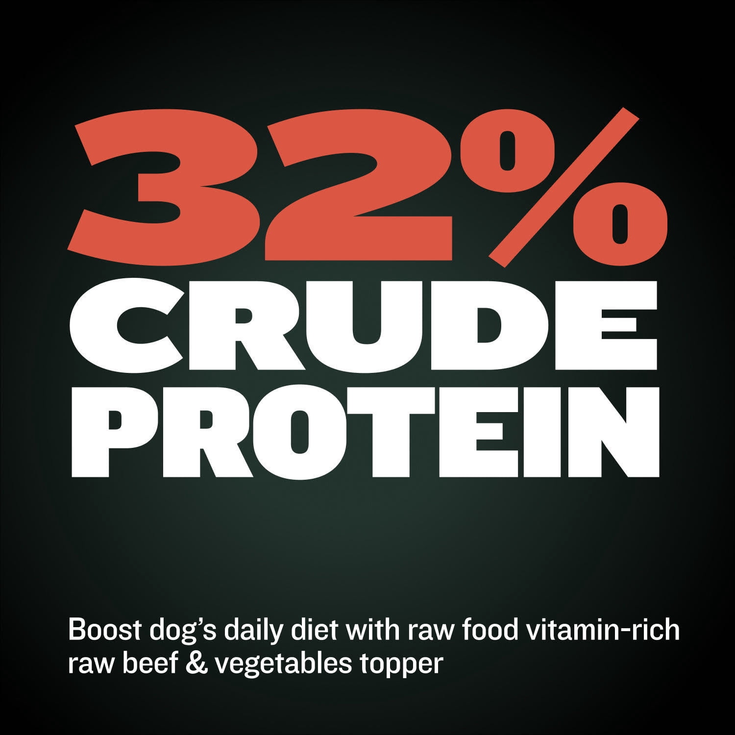 Bully Max Freeze-Dried Beef Flavor Raw Dog Food Topper, 7 oz. Bag