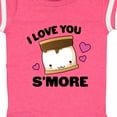 thumbnail image 4 of Inktastic Valentines Day I Love You S'more with Pink Hearts Boys or Girls Baby Bodysuit, 4 of 5