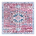 thumbnail image 3 of Unique Loom Renaissance Collection Area Rug - Roma (7' 10" Square Antique Pink/Blue), 3 of 7