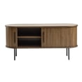thumbnail image 5 of Unique Furniture Modern Sliding Door TV Lowboard in Smoked Oak, 5 of 8