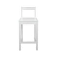 thumbnail image 5 of Mainstays 24" Counter Height Wood Barstools with Back, Set of 2, White, 5 of 11
