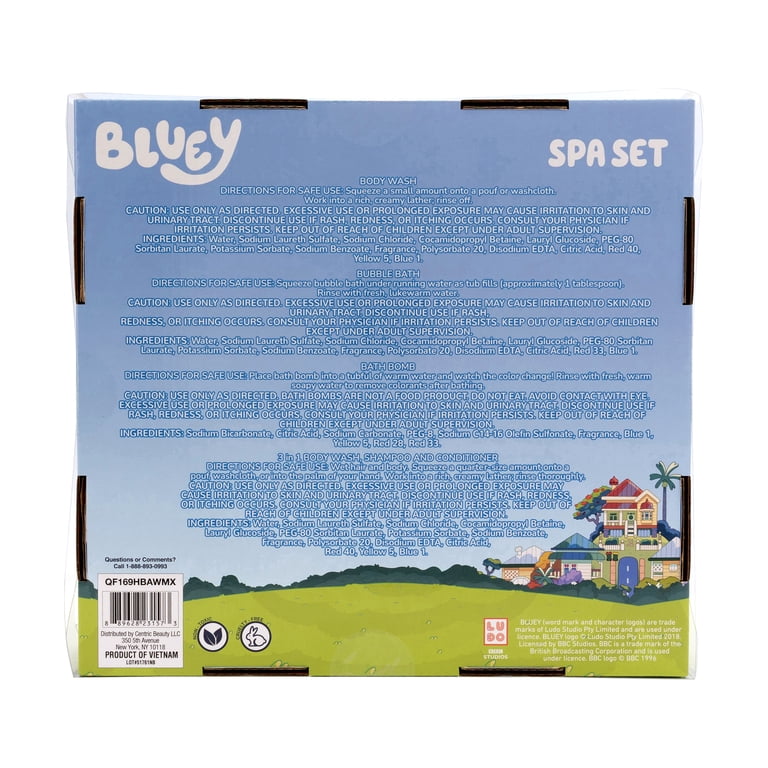 Bluey Cozy Time Bath Set, 6 Pieces photo 2