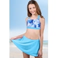 thumbnail image 5 of Girls 2 Piece Tankini Swimsuit Summer Boyshort Girls Bathing Suit with Shorts with Beach Skirt Swimwear 5-16 Years, 5 of 7
