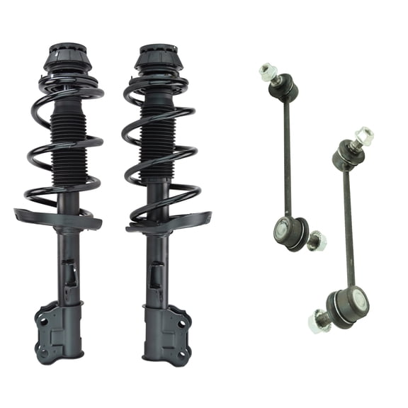 Front Complete Quick Loaded Strut Spring Assembly Sway Bar Link Kit Set 4pc SCA71219