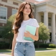 thumbnail image 5 of 2-Pocket Plastic File Folder, Poly File Pocket Folder, Office Presentation Folder, Document Organizer, Business Portfolio Folder, Ideal for Office and Daily Working, 11.42×9.45 Inch, 5 of 7