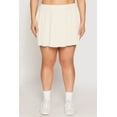 thumbnail image 2 of Womens Plus Size Daisy High Waisted Pleated Skort, 2 of 4