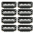 thumbnail image 1 of Teeth Hair Extension Clips,100Pcs 6 Teeth Hair U Shape Snap Clips Teeth Wig Clips Cutting-Edge Features, 1 of 8