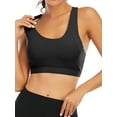 thumbnail image 2 of YouLoveIt Women's Sports Bra Medium Support Cross Back Padded Sports Bra Workout Yoga Running Activewear Yoga Bras Push Up Padded Bras Middle Impact Sports Bra, 2 of 8
