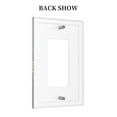 thumbnail image 2 of Balery Black And Gold White Horse for Duplex Wall Plates Kit, Electrical Outlet Covers, Standard Size 1-Gang 5.0" x3.0", Electric Receptacle Plug Covers-Style U, 2 of 6