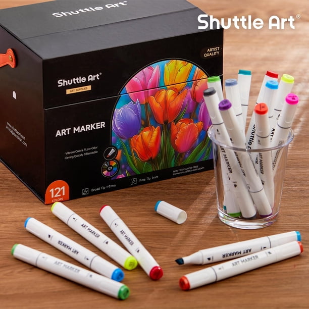 Shuttle Art Markers 121 - Art tools for art supply stores