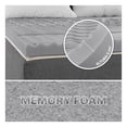 thumbnail image 3 of Colchoneta Memory Foam Topper 5 Zonas de Confort, 5 cm Real Textil (Gris, King Size), 3 of 7