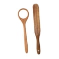 thumbnail image 3 of Espátula para filetes planos, batidor de madera, herramienta para raspar huevos y fermentar levadura. C, 3 of 9