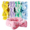 thumbnail image 1 of 5 diademas con lazo, diademas para mujeres adolescentes para maquillaje, cosméticos, ducha Facial, Spa, banda elástica para el cabello, diadema con encaje, 1 of 4