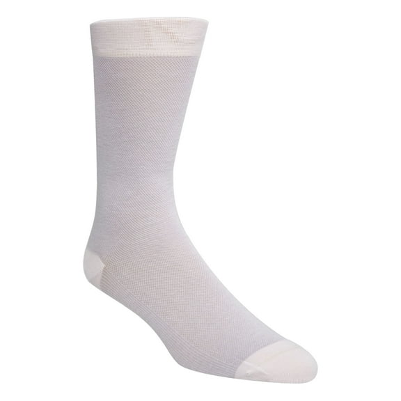 COLE HAAN Mens Purple Piqu� Knit Textured Dress Crew Socks 7-12