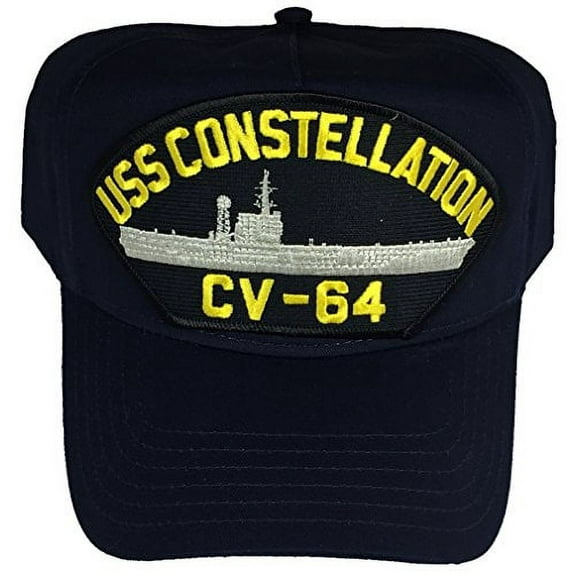 USS CONSTELLATION CV-64 Hat - NAVY BLUE - Veteran Owned Business