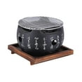 thumbnail image 1 of Parrilla japonesa Hibachi, para uso doméstico, de mesa, accesorios para parrilla, 19x19x14.5 cm, 1 of 9