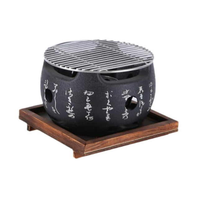 Parrilla de barbacoa estilo japonés Hibachi Yakitori Plill Parrilla de mesa para picnics 19x19x14.5 cm