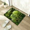 thumbnail image 5 of YILUYINQING Diatom Mud Mats Non-Slip Trees Stream Naturalism Home Decor Quick Drying Absorbent Rubber Backing Technology Super Water Absorption 24x16in, 5 of 5