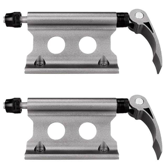2X Support de Fourche de Vélo Bloc de Vélo Support de Fourche Fixation de Roue avant Support de Fixation de Fourche Accessoires de Porte-Fourche de Cyclisme, Titane