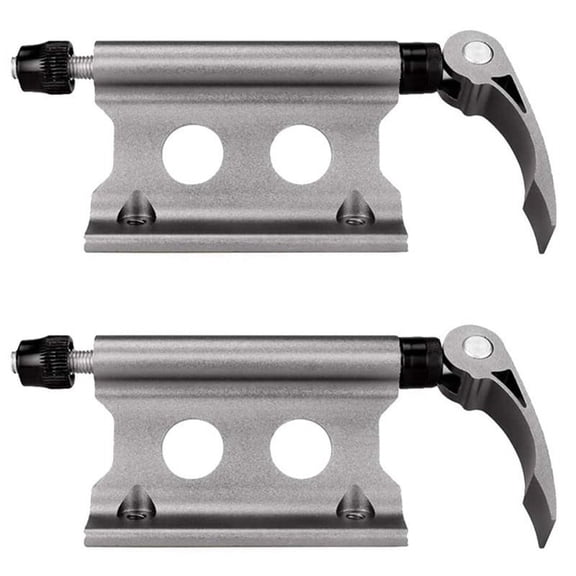 2X Bicycle Fork Mount Bike Block Fork Mount Front Wheel Fork Fixing Holder Cycling Fork Rack Accessories,Titanium
