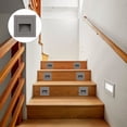 thumbnail image 1 of WHAMVOX 1Pcs Deck Step Lights Warm White Light Aluminum for Outdoor Courtyards, 1 of 7