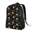 thumbnail image 2 of Cauagu Bees Print Backpacks,Travel Daypack Casual Laptop Backpack Bookbag Fits 15 Inch Computer for Men Women, 2 of 8
