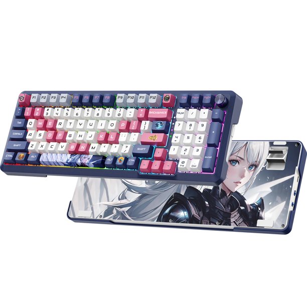 Teclado mecánico inalámbrico RiSophy 98 Teclas RGB Gasket