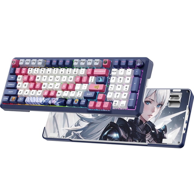 Teclado mecánico inalámbrico RiSophy 98 Teclas RGB Gasket