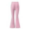 thumbnail image 5 of VBVC Women's Y2K Bow Flare Leg Sweatpants,Ladies High Waisted Trousers,Stretchy Pull-On Pants for Women,Pink,S-2XL, 5 of 8