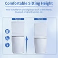 thumbnail image 6 of CB HOME 27-3/8''X14"X29-1/8" Dual Flush 1.11/1.585 GPF Water Efficient One-piece Standard-Size Toilet, integrated toilet, Black, 6 of 11