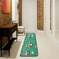 thumbnail image 2 of Raccoon Repeat Pattern Elegant Area Rug 72" x 24" Non-Slip Polyester with Cotton Padding, 2 of 7