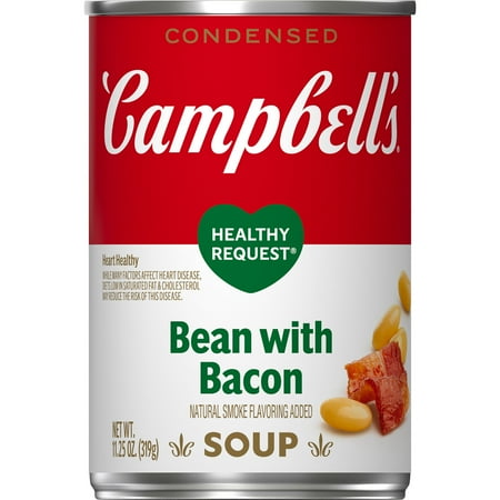 Campbell'sCondensedHealthy RequestBean with Bacon Soup, 11.25 Ounce Can