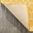 thumbnail image 6 of Well Woven 3' x 10' Yellow Outdoor Rug, 6 of 8